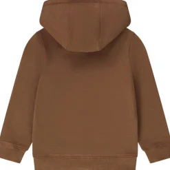 Vest met kap in effen fleece voor jongen