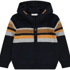 Vest met kap in fantasie gebreid voor jongen