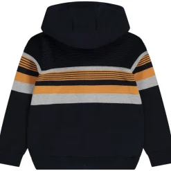 Vest met kap in fantasie gebreid voor jongen