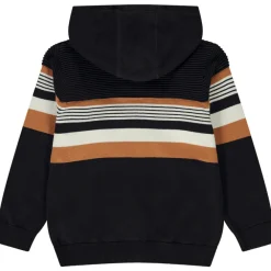 Vest met kap in fantasie gebreid voor jongen