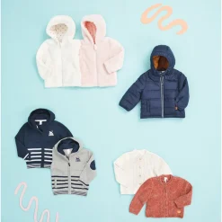 Vest met kap in sherpa