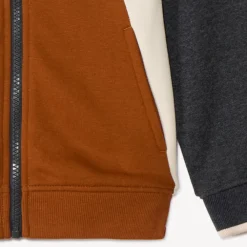 Vest met lange mouwen, colourblock-effect en kap voor jongens