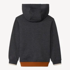 Vest met lange mouwen, colourblock-effect en kap voor jongens