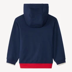 Vest met lange mouwen, colourblock-effect en kap voor jongens