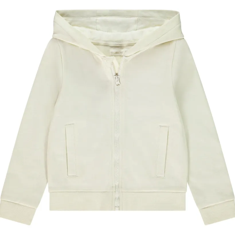 Vest van fleece met kap meisjes