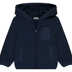Vest van microfleece met kap voor jongen