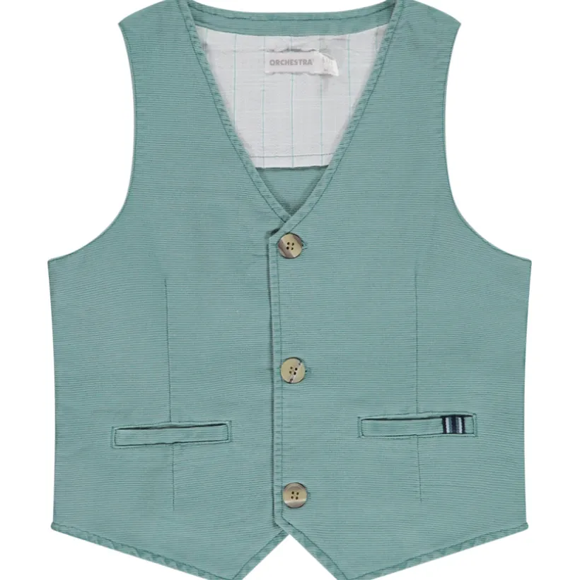 Vest voor ceremonie type ober voor jongen