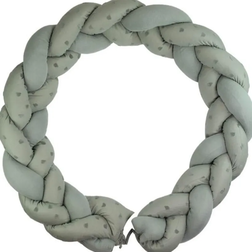 Vlecht decoratief - Honey - Grijs/groen - 200 cm