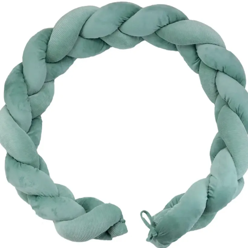 Vlecht decoratief - Wooly - Salie -200 cm