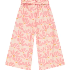 Vloeibare korte broek met bloemenprint meisjes