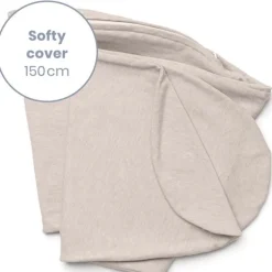 Voedingskussenhoes Softy chine sand