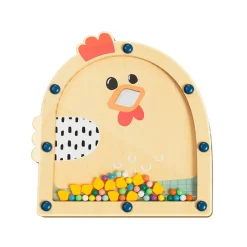 Voer de kip houten spel 3jaar+
