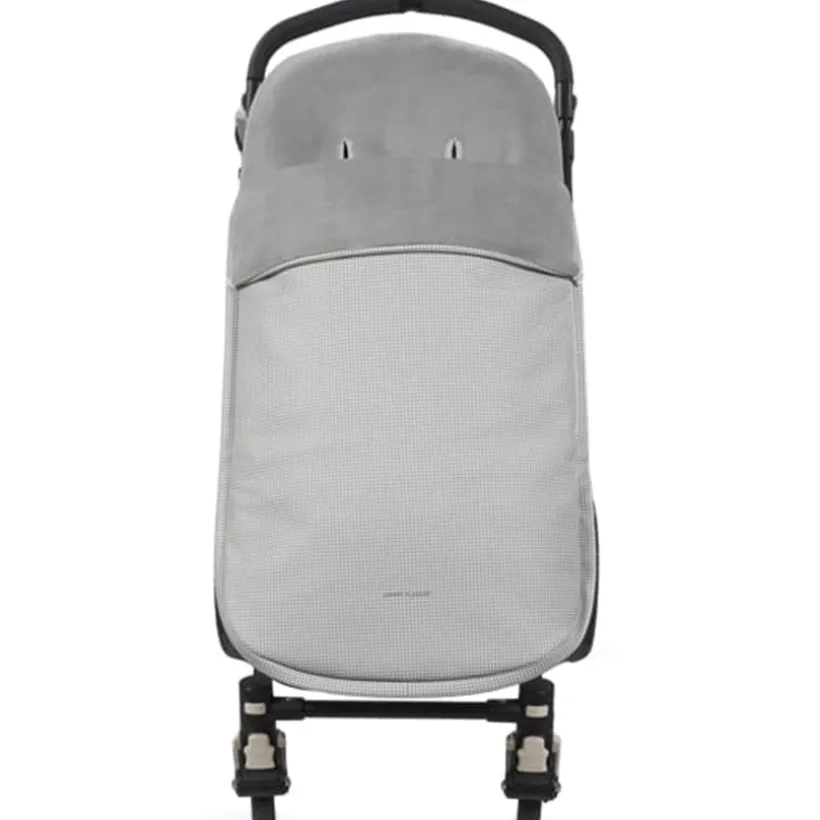 Voetenzak kinderwagen Winter Little Bloom Vichy Grijs TOG 3,5