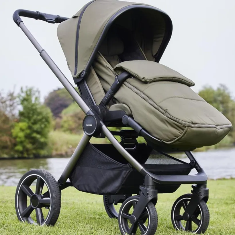 Voetenzak wandelwagen warm zwart