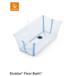 Vouwbaar bad Flexi Bath ocean blue met antislipbodem