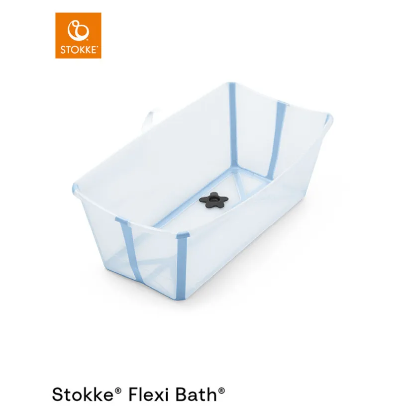 Vouwbaar bad Flexi Bath ocean blue met antislipbodem