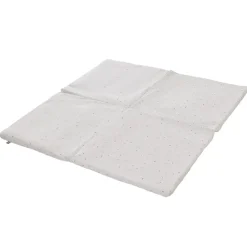 Vouwbaar motoriekstapijt 120 x 120 cm met hartenprint
