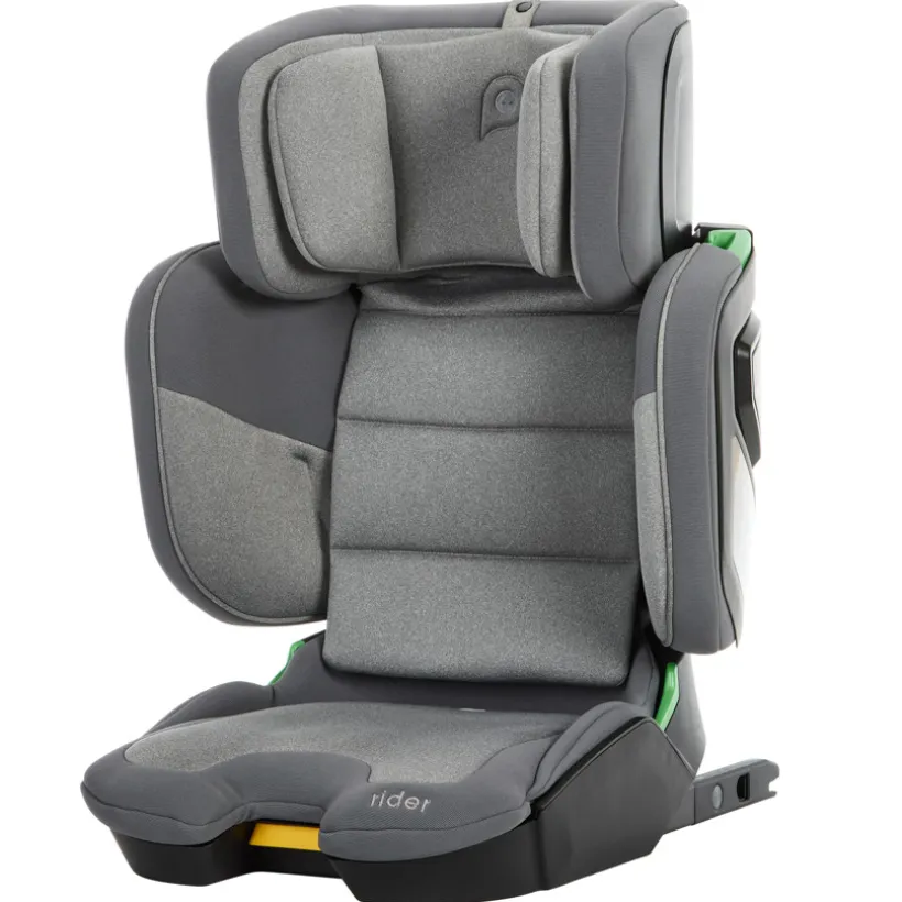 Vouwbare i-Size en Isofix Autostoel Rider 100-150 cm grijs