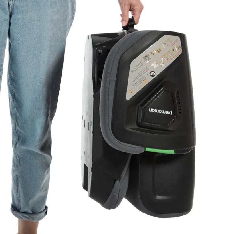 Vouwbare i-Size en Isofix Autostoel Rider 100-150 cm grijs