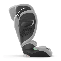 Vouwbare Solution G2 i-Fix autostoel met Plus-stof stone grey