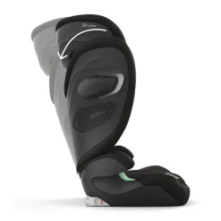 Vouwbare Solution G2 i-Fix Plus autostoel moon black