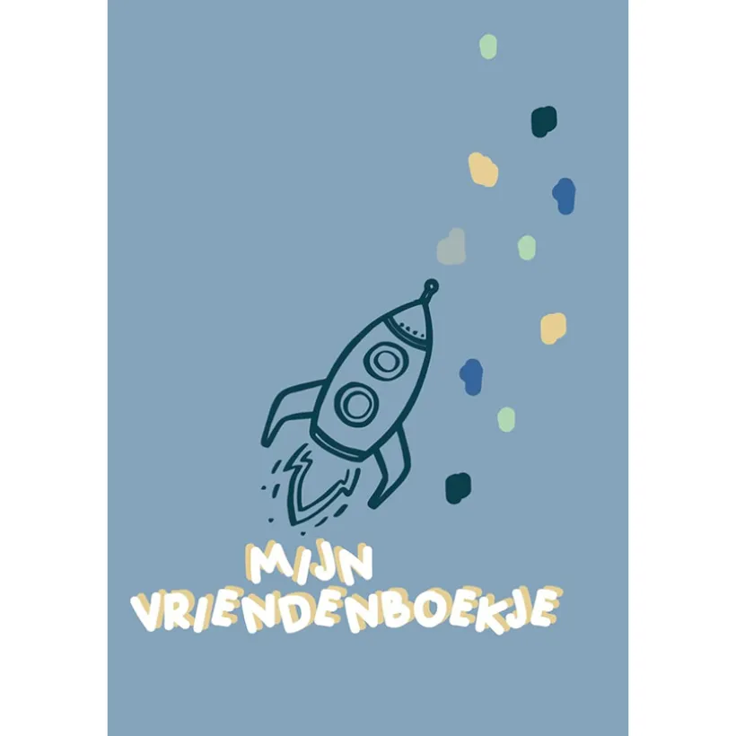 Vriendenboek jongen "Nederlands" Oudblauw