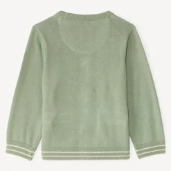 Vrouwen gebreid V-hals vest voor baby jongens