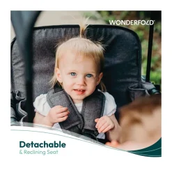 Wandelwagen Bollerwagen W2 Elite Charcoal Grijs