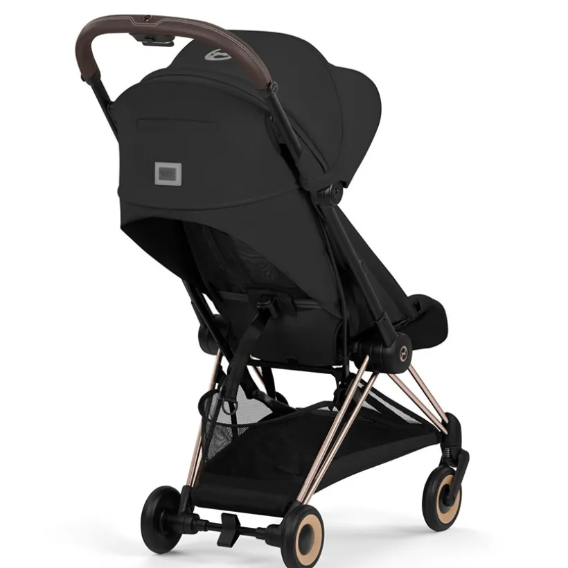 Wandelwagen Buggy Coya 2026 Ultracompact Rose Gold-Sepia Black