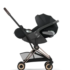 Wandelwagen Buggy Coya 2026 Ultracompact Rose Gold-Sepia Black