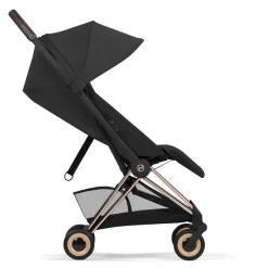 Wandelwagen Buggy Coya 2026 Ultracompact Rose Gold-Sepia Black