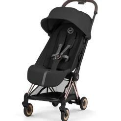 Wandelwagen Buggy Coya 2026 Ultracompact Rose Gold-Sepia Black