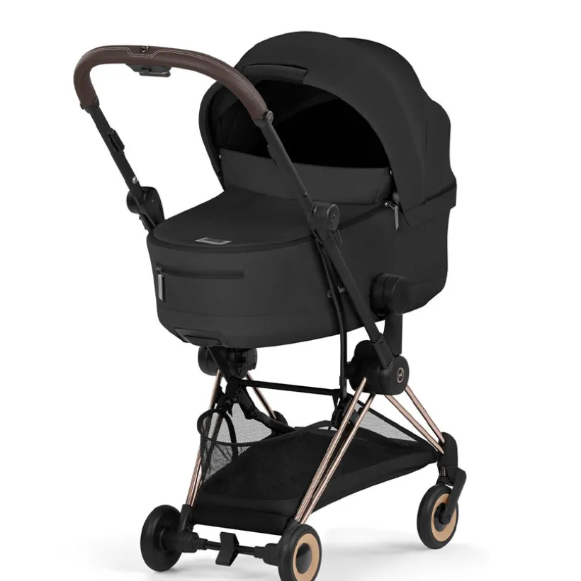 Wandelwagen Buggy Coya 2026 Ultracompact Rose Gold-Sepia Black