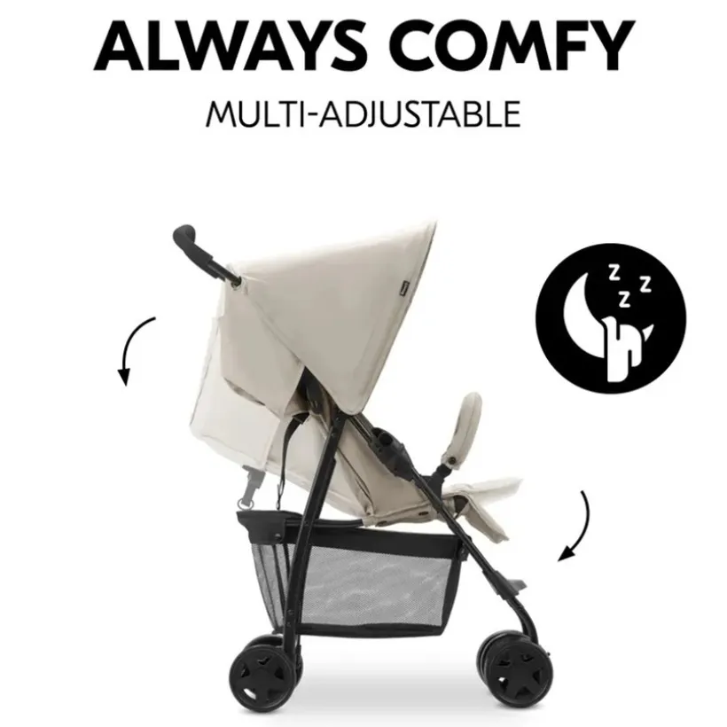 Wandelwagen Sport compact-verstelbaar-licht Beige