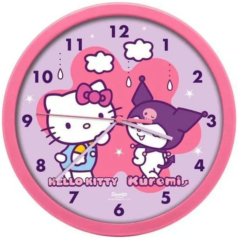 Wandklok 25 cm Hello Kitty Kuromi