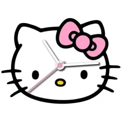 Wandklok XXL 50cm Hello Kitty