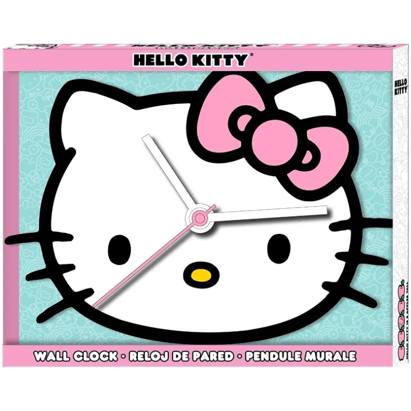 Wandklok XXL 50cm Hello Kitty
