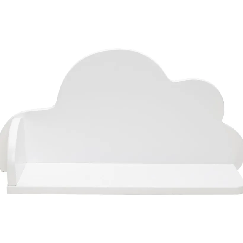Wandplank in de vorm van een wolk - Wit