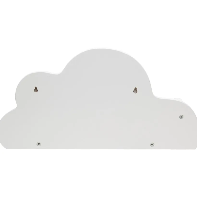 Wandplank in de vorm van een wolk - Wit