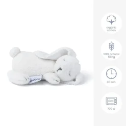 Warmtekussen knuffel Snoogy Bunny Milky