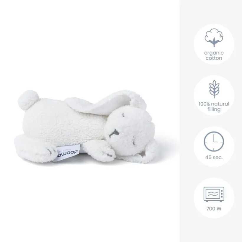 Warmtekussen knuffel Snoogy Bunny Milky
