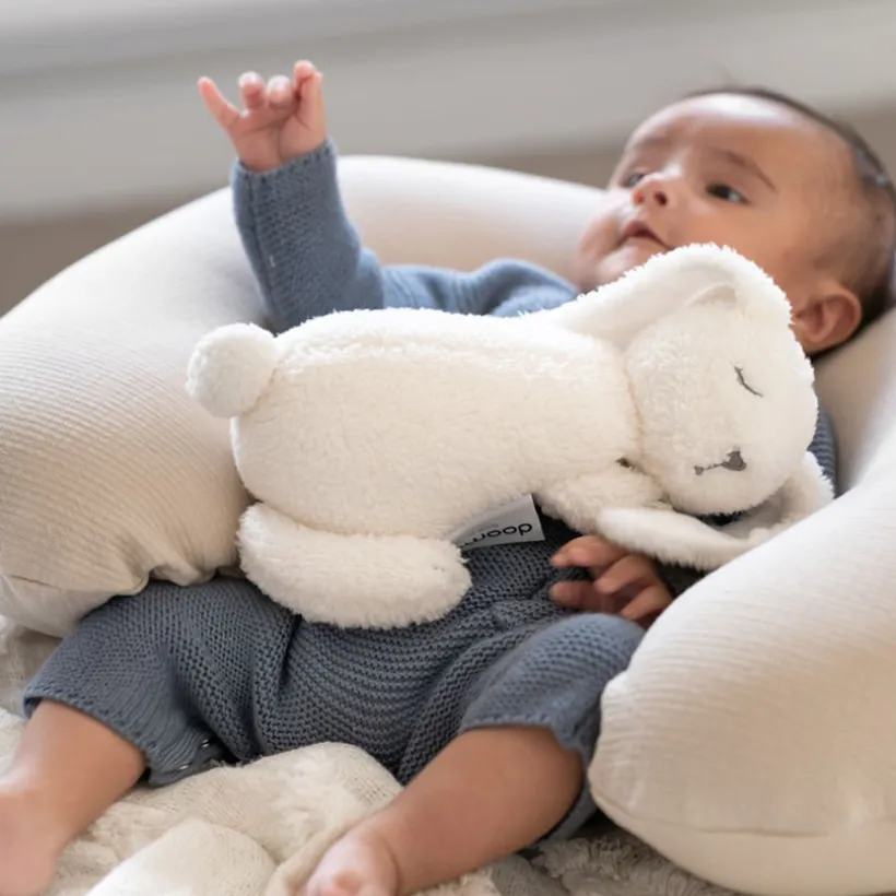 Warmtekussen knuffel Snoogy Bunny Milky