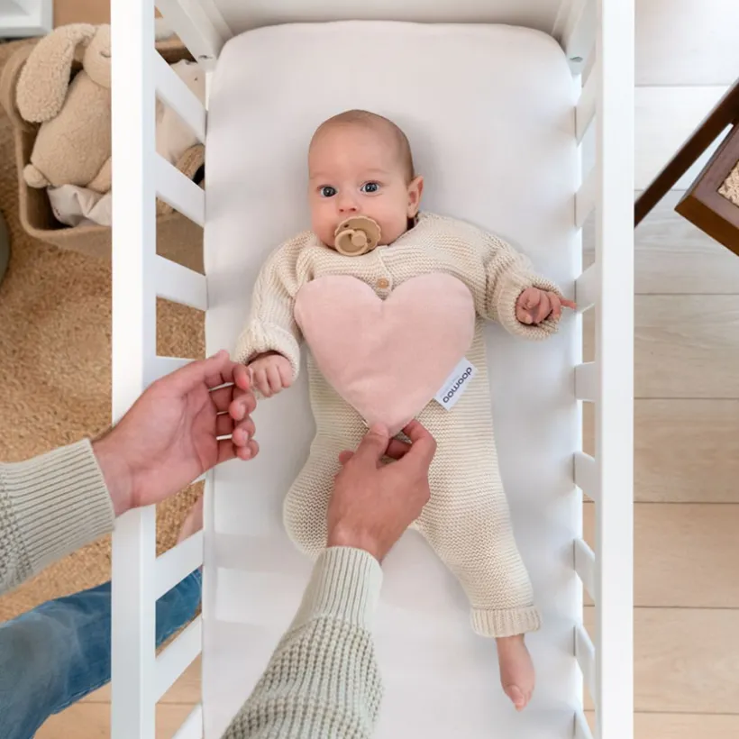 Warmtekussen knuffel Snoogy Love Pink