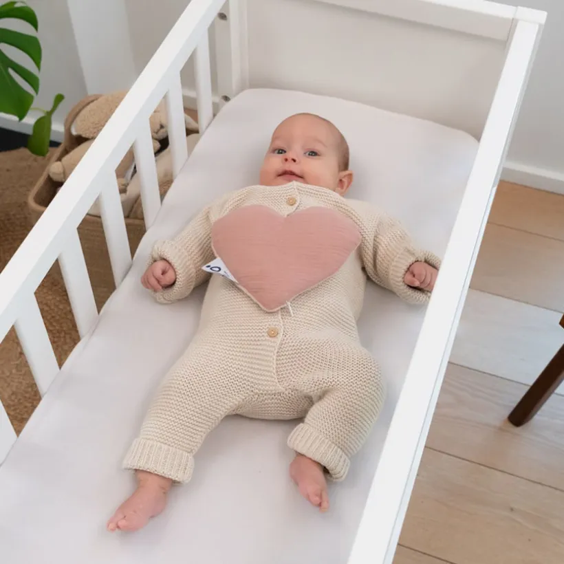 Warmtekussen knuffel Snoogy Love Pink