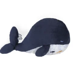 warmtekussen pluche walvis met afneembare zak en lavendel