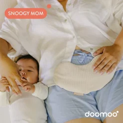Warmtekussen Snoogy Mom voor moederschap Corduroy Sand