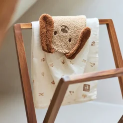 Washandje badstof - Diego de hond - Biscuit