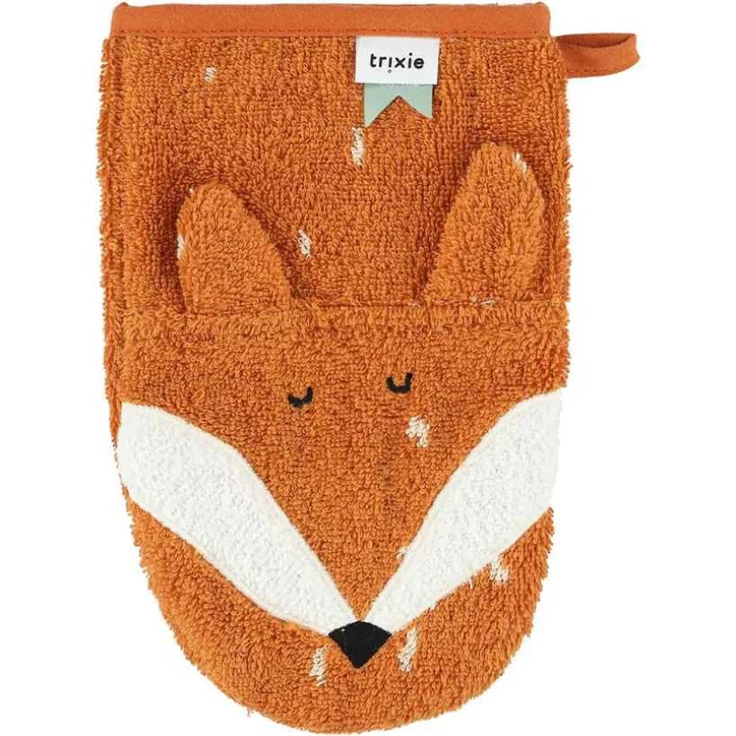 Washandje Mr Lion/Mr Fox 2stks
