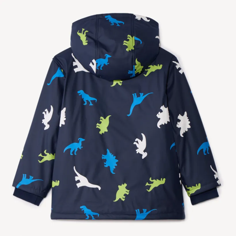 Waterafstotende gomparka met magische dinosaurusprint jongens