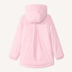 Waterafstotende unisex parka met capuchon en rits.